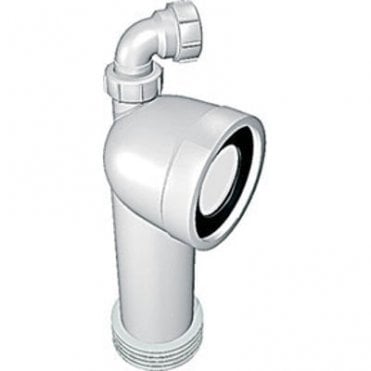 Bent Pan Connector With Inlet