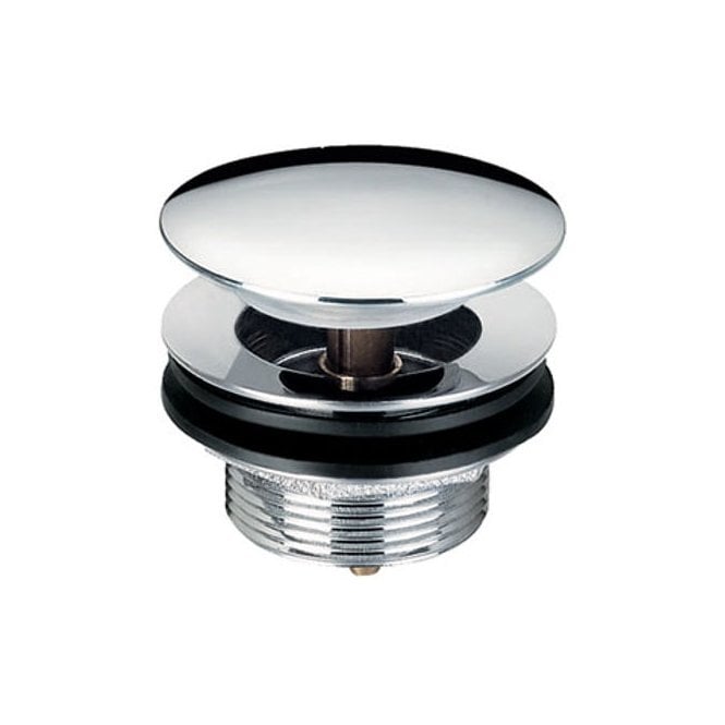Mark Vitow Mushroom Bath Push Down Waste - Chrome