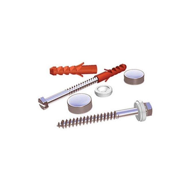 Mark Vitow W.C.Pan Fixing Set Chrome Caps (Per 5)