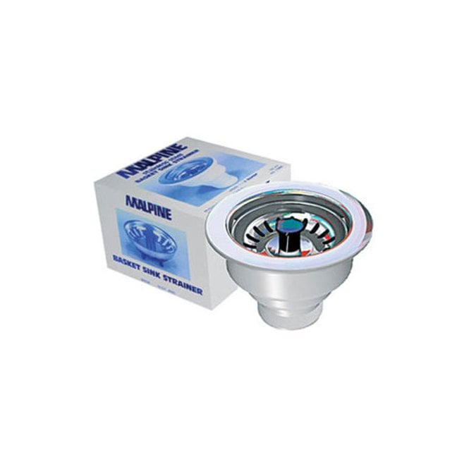 Mark Vitow White Basket Strainer Waste