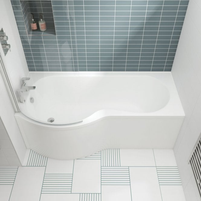 Nuie  1500mm Left Hand B-Shaped Bath