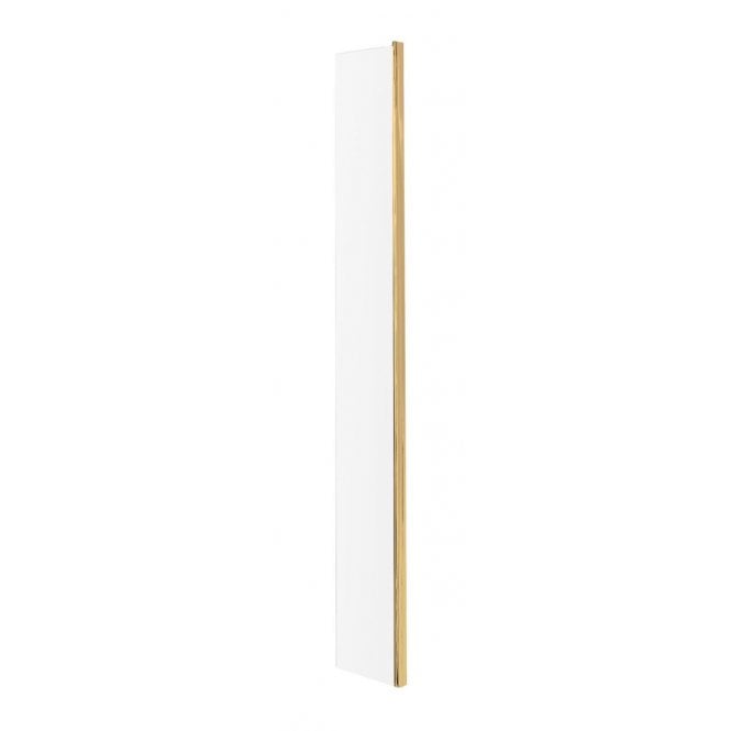 Nuie  215mm Brushed Brass Wetroom Return Panel