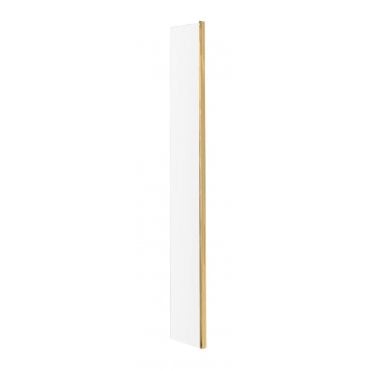 Nuie 215mm Brushed Brass Wetroom Return Panel