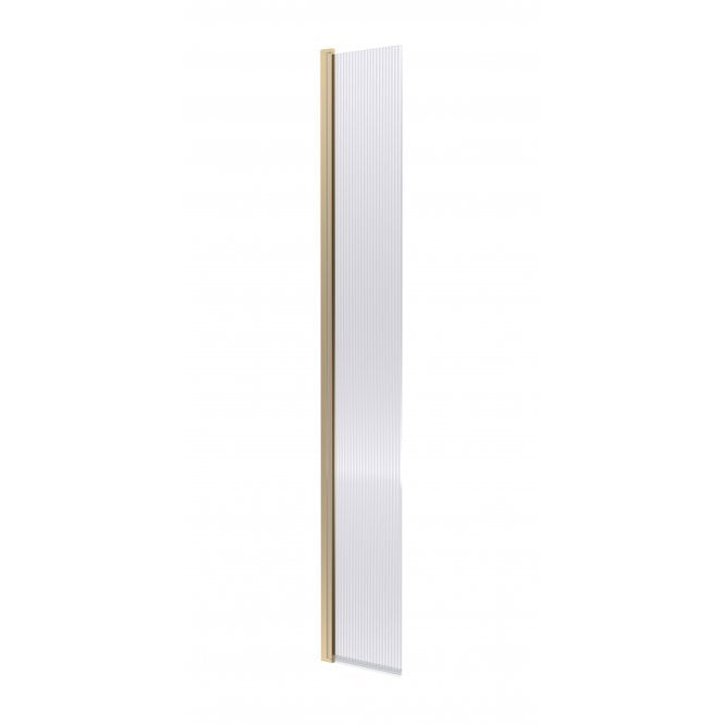 Nuie  300mm Fluted Hinged Flipper Screen WRFL18530BBHC