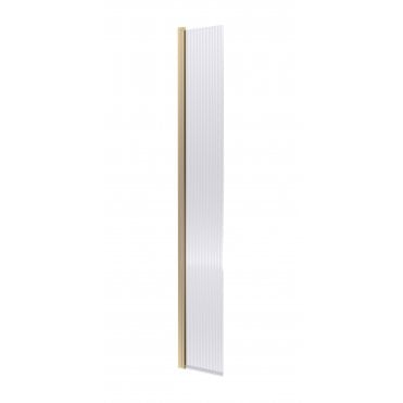 Nuie 300mm Fluted Hinged Flipper Screen WRFL18530BBHC
