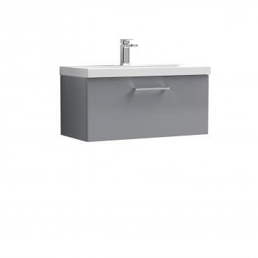 Nuie 800mm Wall Hung 1 Drawer Vanity & Basin 3 ARN2225D