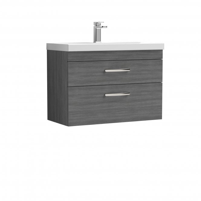 Nuie 800mm Wall Hung Vanity & Basin 3