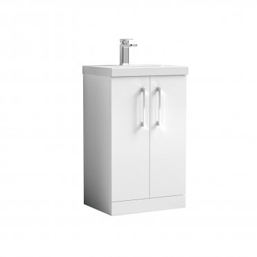 Nuie Arno 500mm Floor Standing 2 Door Vanity & Basin 1 ARN101A