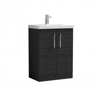 Nuie Arno 600mm Floor Standing 2 Door Vanity & Basin 3 ARN603D