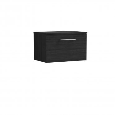 Nuie Arno 600mm Wall Hung 1 Drawer Vanity & Worktop ARN622W