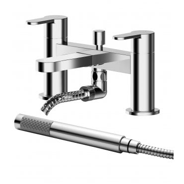 Nuie Arvan Deck Mounted Bath Shower Mixer With Kit ARV304