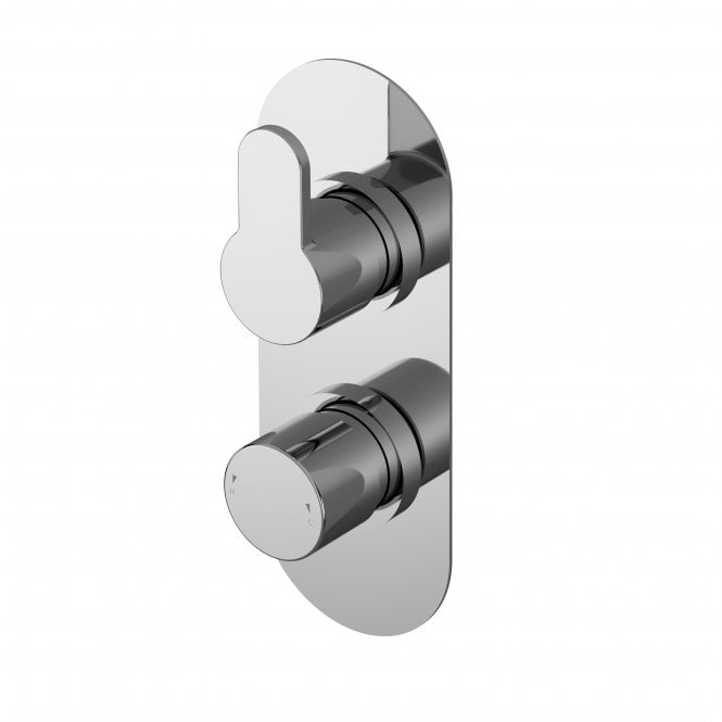Nuie  Arvan Twin Thermostatic Valve With Diverter ARVTW02