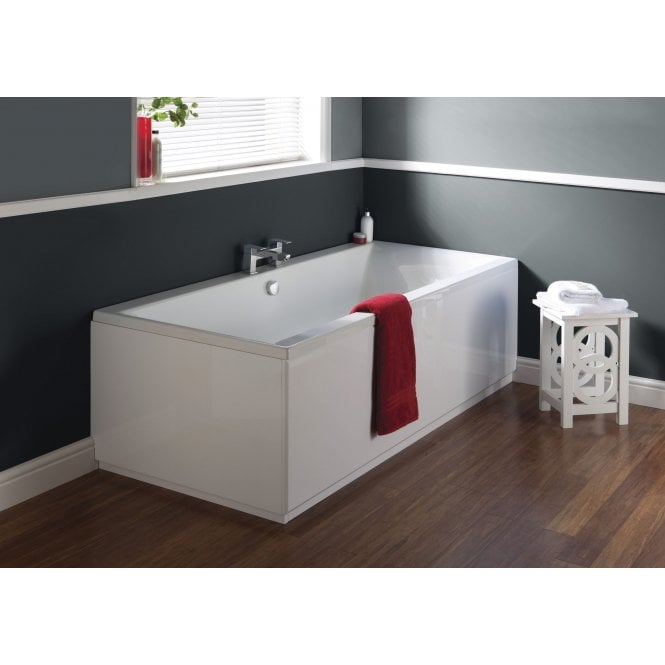 Nuie  Asselby Square Double Ended Bath 1700 x 700mm
