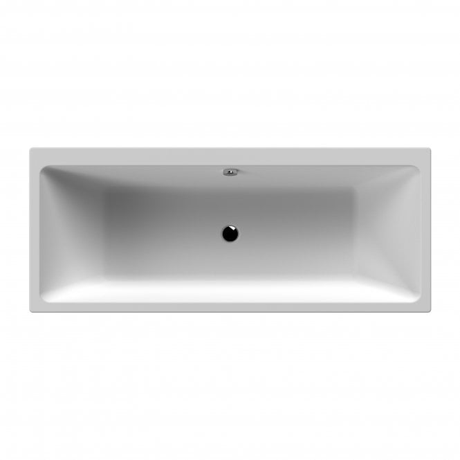 Nuie  Asselby Thin Edge Double Ended Bath 1800 x 800mm NBA914
