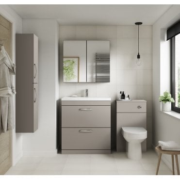 Nuie Athena Stone Grey 500mm WC Unit