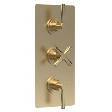 Nuie Aztec Triple Thermostatic Shower Valve With Diverter CLL8023
