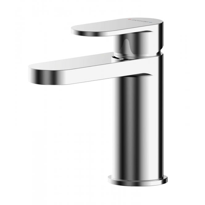 Nuie  Binsey Mini Basin Mixer With Push Button Waste BIN315
