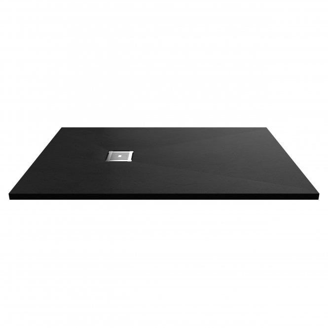 Nuie  Black Slate Slimline Rectangular Shower Tray 1400 x 900