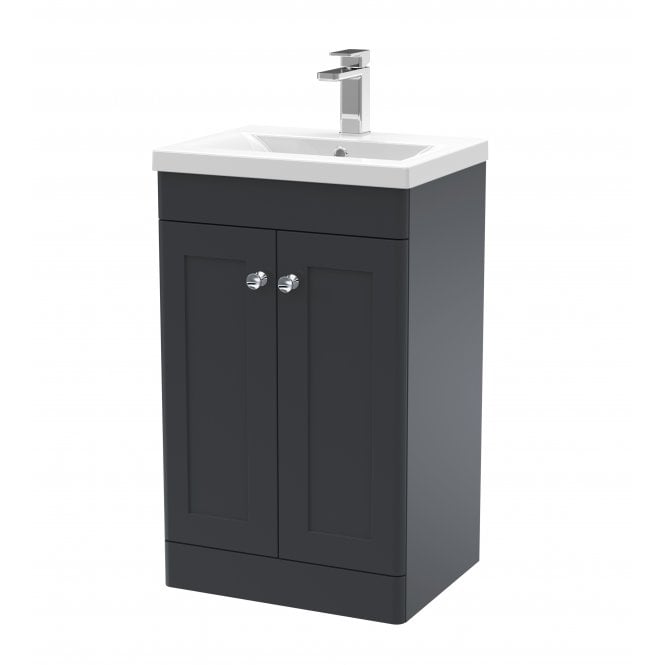 Nuie  Classique 500mm Floor Standing 2 Door Vanity & Basin 1 CLC1423D