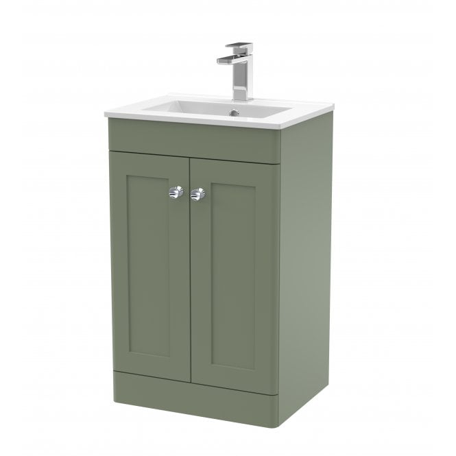 Nuie  Classique 500mm Floor Standing 2 Door Vanity & Basin 2 CLC823C