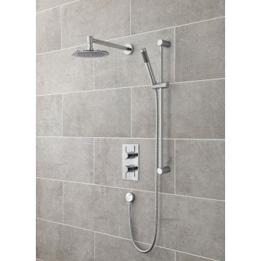Nuie Contemporary Wall-Mounted Arm Chrome