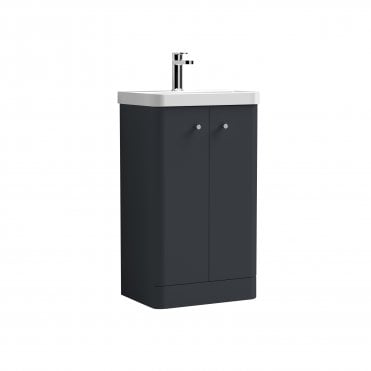 Nuie Core 500mm Floor Standing 2 Door Unit & Basin COR1404