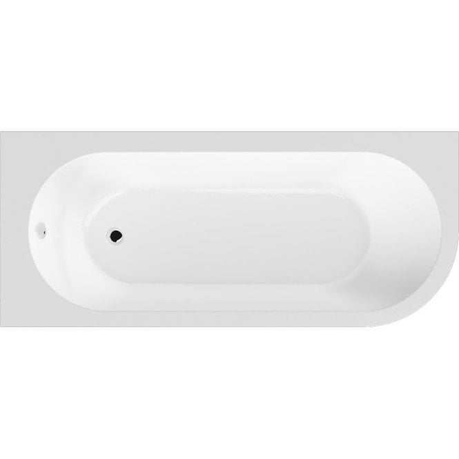 Nuie  Crescent Left Hand Back to Wall Corner Bath & Panel