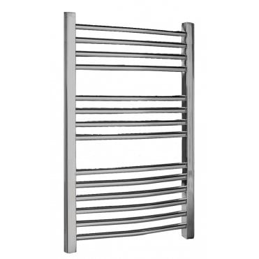 Nuie Curved Heated Ladder Rail Chrome 700 x 500mm