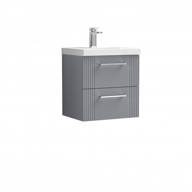 Nuie  Deco 500mm Wall Hung 2 Drawer Vanity & Basin 1 DPF292A