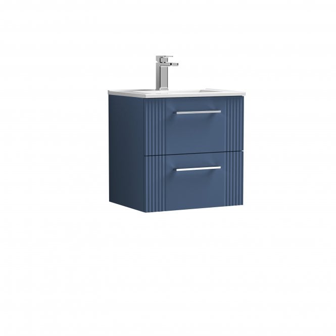 Nuie  Deco 500mm Wall Hung 2 Drawer Vanity & Basin 2 DPF392B