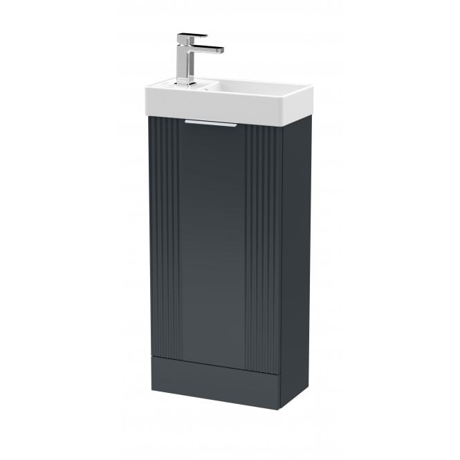 Nuie  Deco Compact 400mm Floor Standing Cabinet & Basin FLT1420