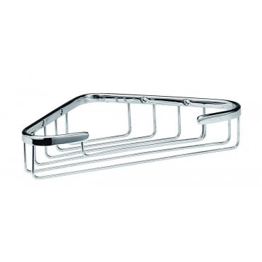 Nuie Deep Corner Storage Basket Chrome