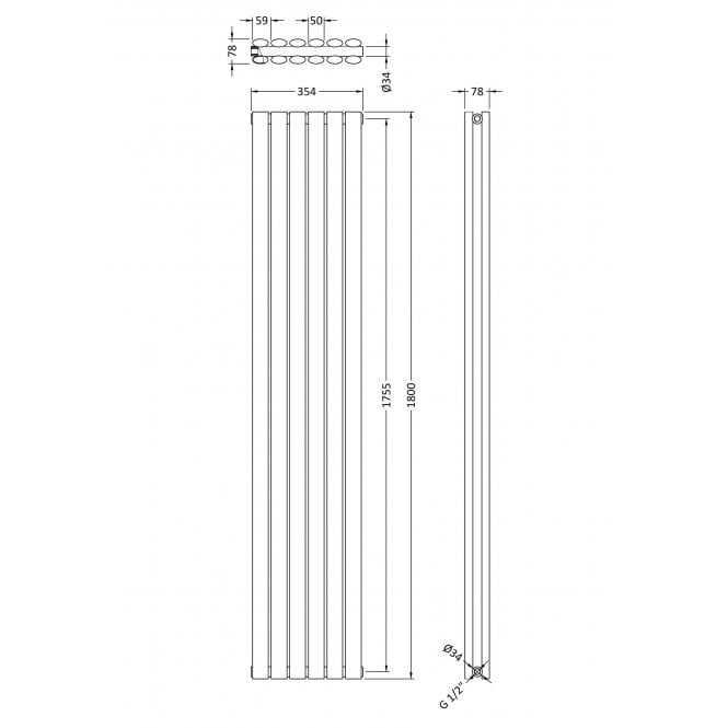 Nuie Double Panel Designer Radiator