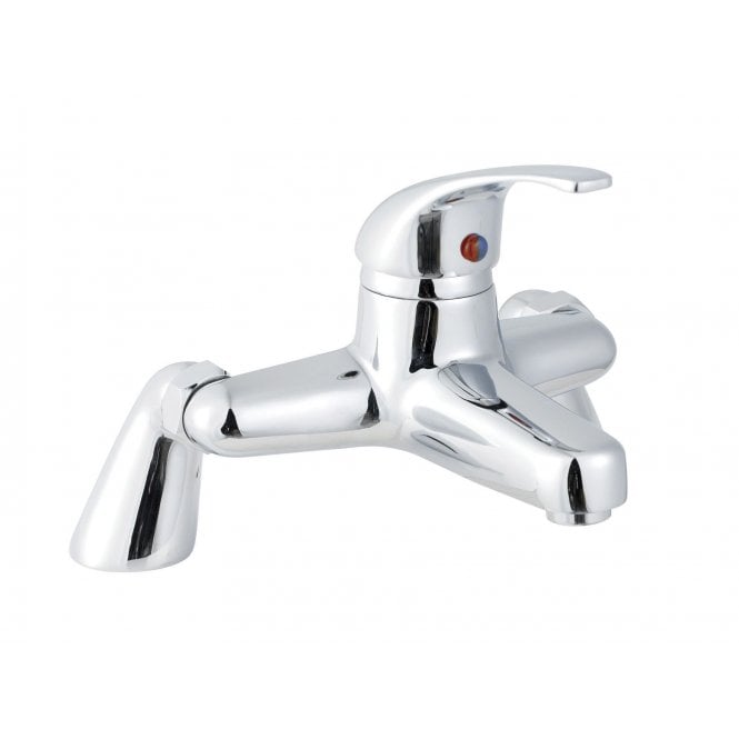 Nuie  Eon Deck Mounted Bath Filler Chrome