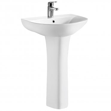 Nuie Freya 560mm Basin & Pedestal
