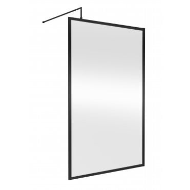 Nuie Full Outer Frame Wetroom Screen 1850x1200x8mm WRFBP1812