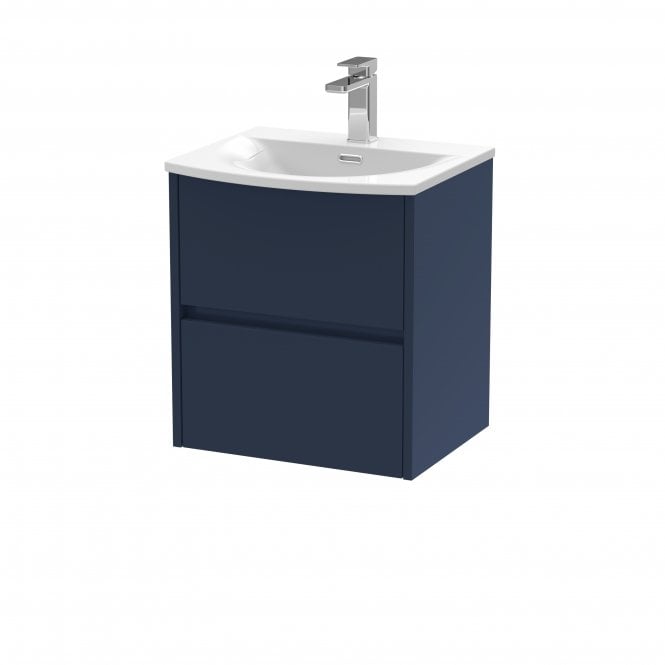 Nuie  Havana 500mm Wall Hung 2-Drawer Unit & Basin 4 HAV2902G
