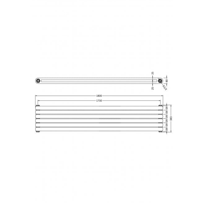 Nuie Horizontal Designer Radiator