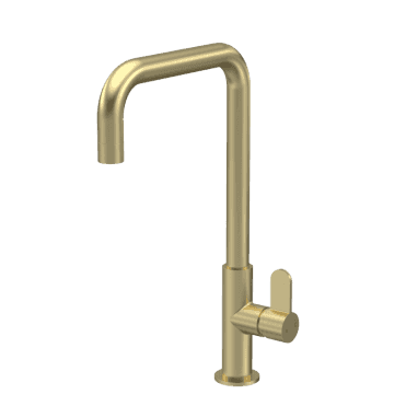 Nuie Kosi Mono Single Lever Kitchen Tap Brushed Brass