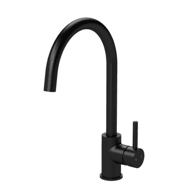 Nuie Lachen Mono Single Lever Kitchen Tap Matt Black