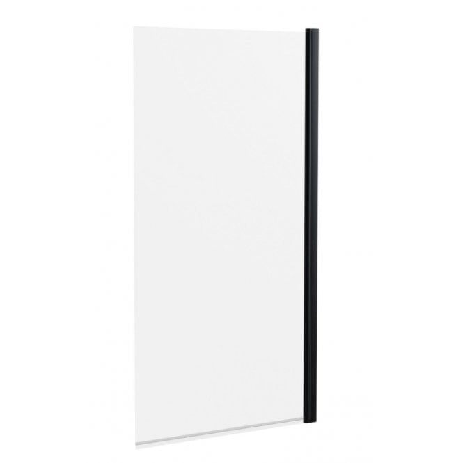 Nuie  Pacific 6mm Black Bath Screen Square
