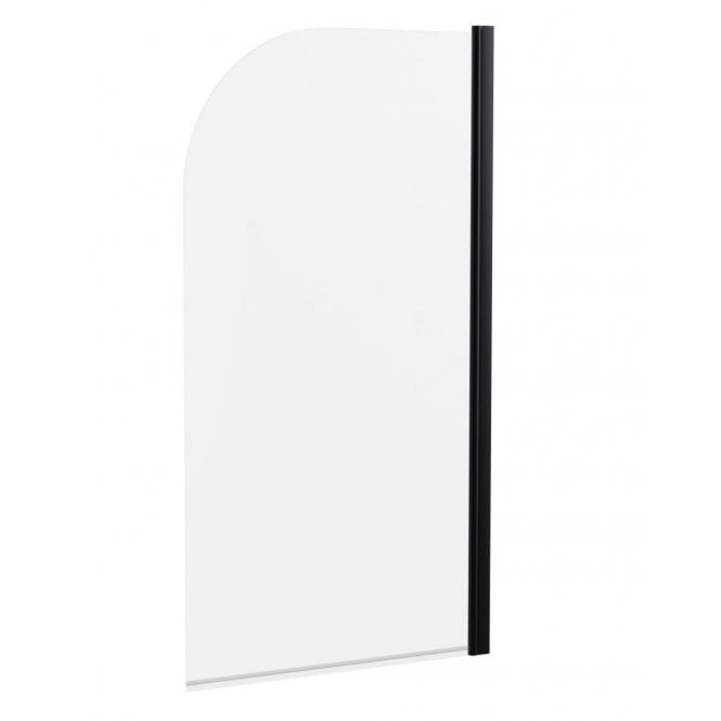 Nuie  Pacific 6mm Round Black Bath Screen