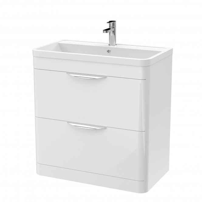 Nuie  Parade 800mm Floor Standing Vanity & Ceramic Basin FPA004A