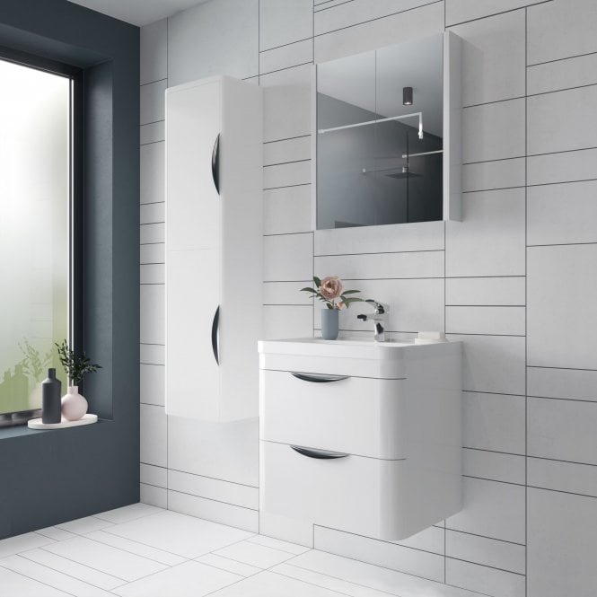 Nuie  Parade Gloss White 350mm Tall Unit