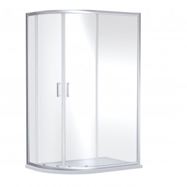 Nuie Rene 1900 x 1200 x 800mm Offset Quandrant Shower Enclosure SMQU128-E6