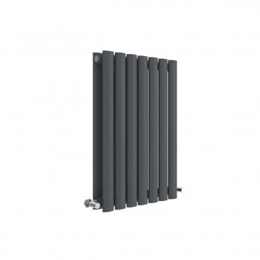 Revive Horizontal Double Panel Radiator Anthracite 600 x 412mm
