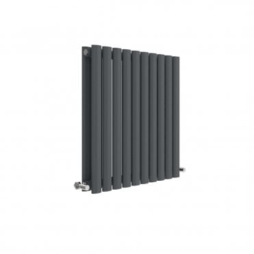 Revive Horizontal Double Panel Radiator Anthracite 600 x 586mm