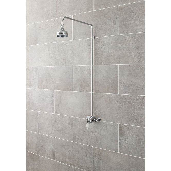 Nuie  Rigid Riser Kit Chrome - A3170
