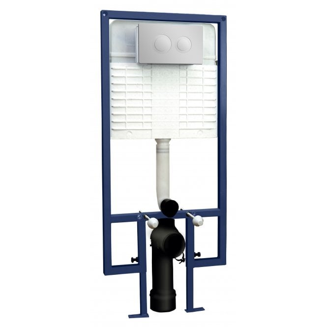 Nuie Round Dual Flush Push Button