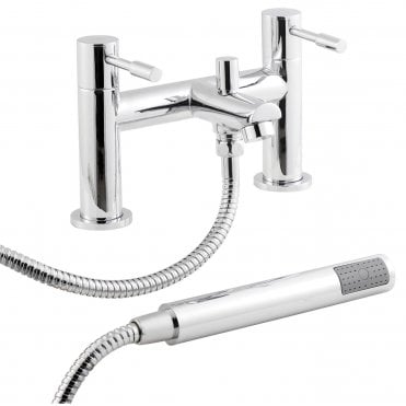 Nuie Series Two Bath Shower Mixer & Shower Kit Chrome
